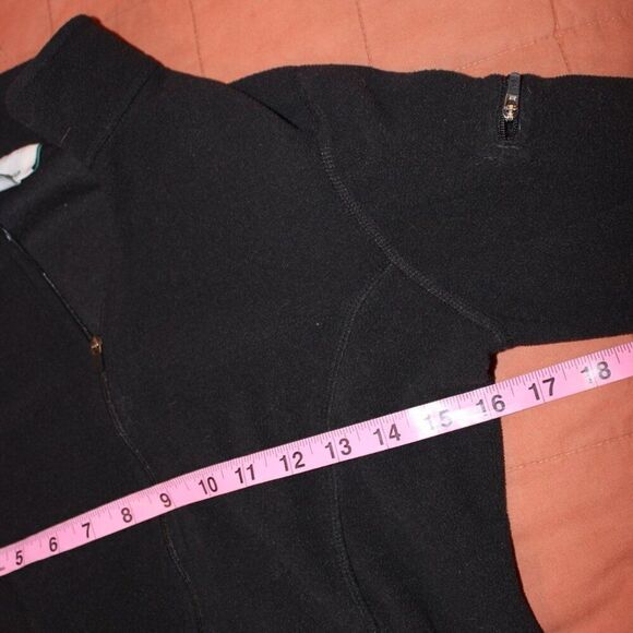 L.L. Bean Black Fleece Full Zip Up Classic-Fit Winter Jacket Women's XS PETITE - Picture 10 of 11